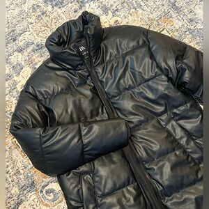 Brand New Black Zara Puffer Coat